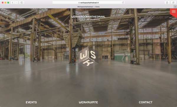 Screenshot Werkspoorkathedraal-website